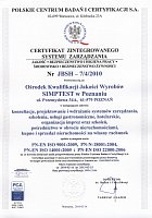 certyfikat PCBC